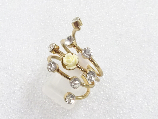 CRYSTAL FASHION RING / JP SIZE 19